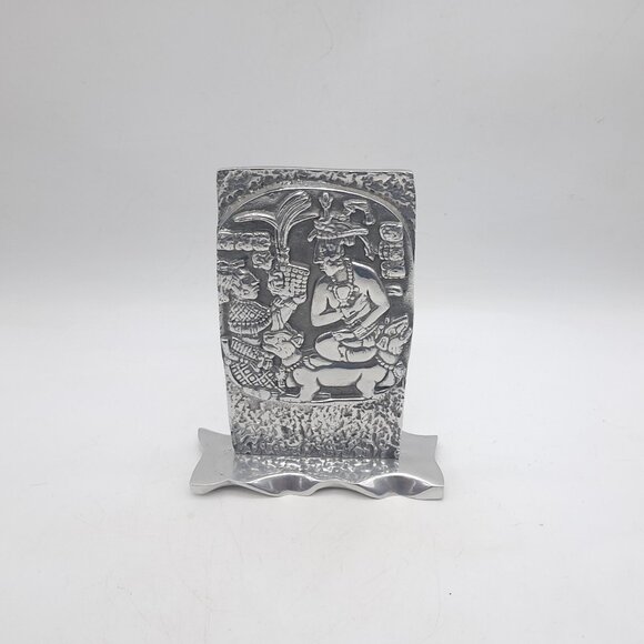 Mayan King Pakal of Palenque Aluminum Stand - Picture 3 of 11